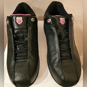 Black with Pink K-Swiss Sneakers